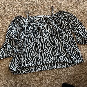 Zebra Print Women's Top